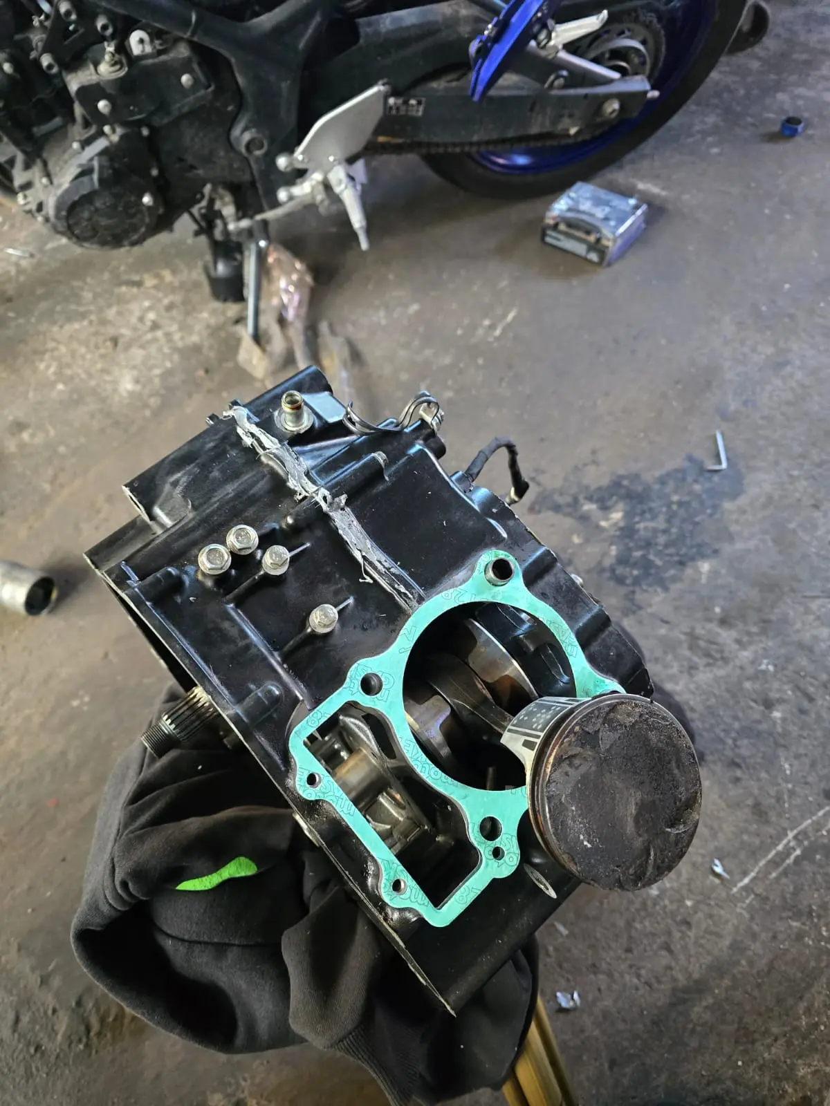 Cambio de cilindro motor